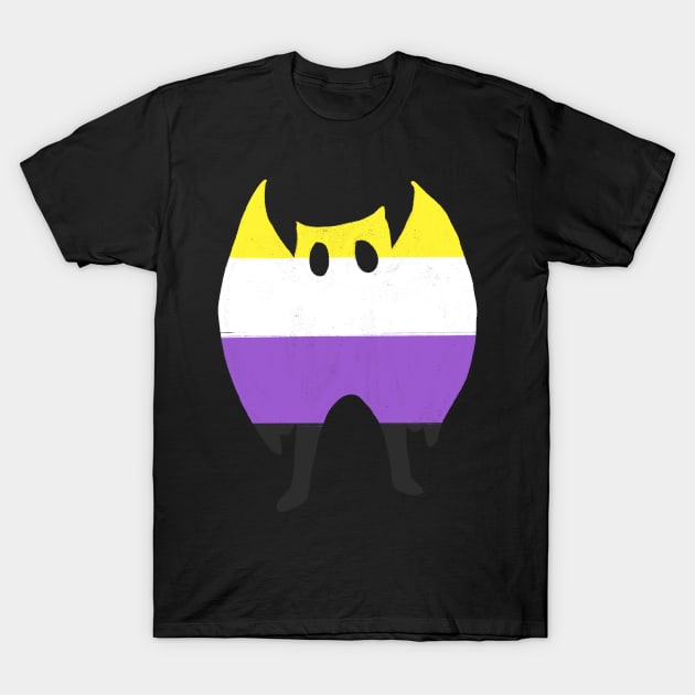 Mothman enby pride T-Shirt by AlexTal